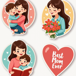 Mother’s & Father’s Day - Sticker Sheet v45
